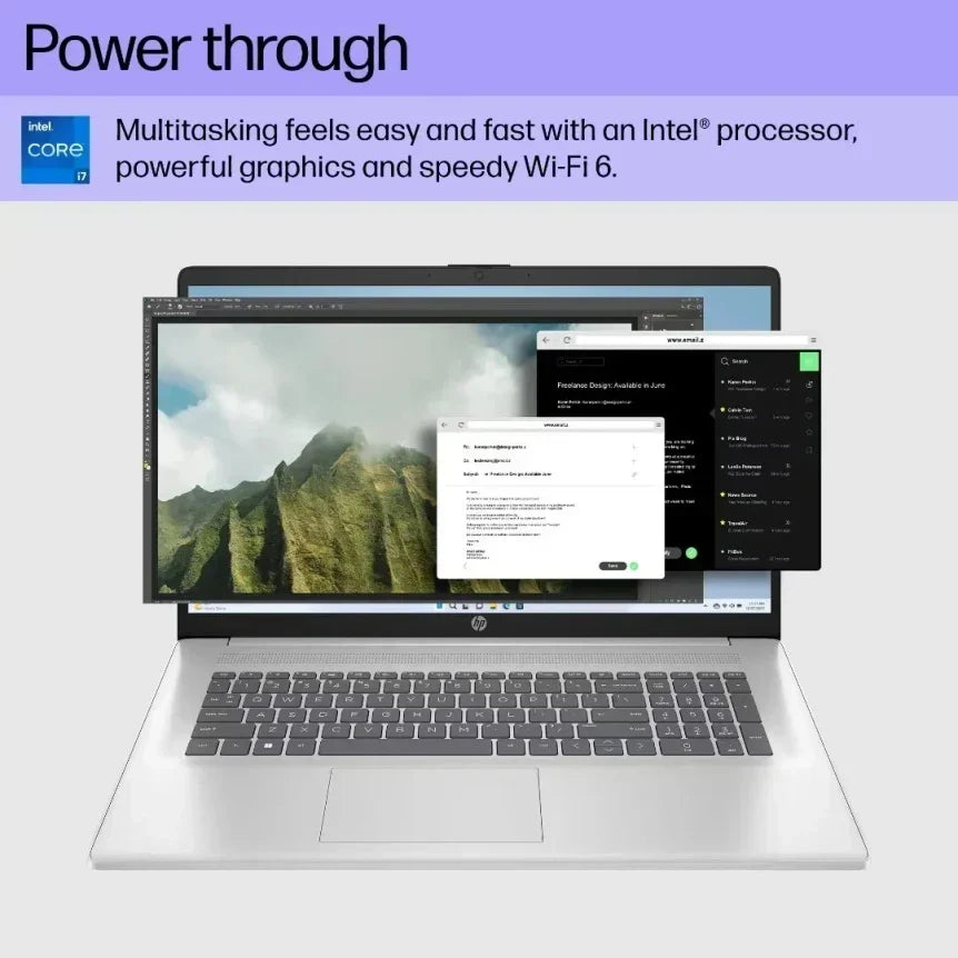 HP Laptop 17 With Intel Core i7-1355U | 17,3 Inch FHD Display